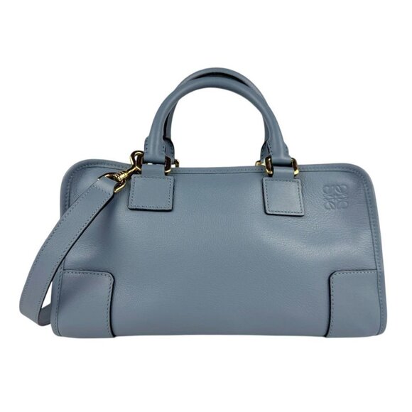 LOEWE Blue Leather Shoulder Bag - Picture 1 of 5